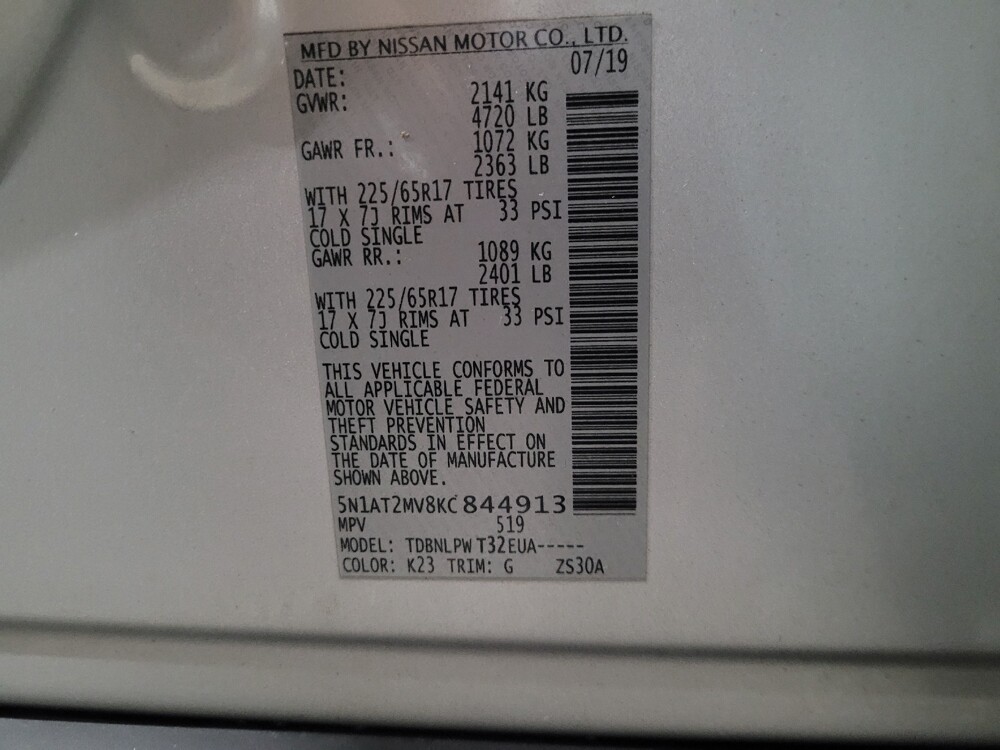 2019 Nissan Rogue in Glen Burnie, MD 21061 - 18119741 33