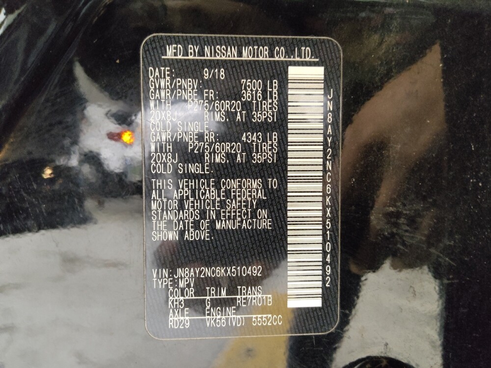 2019 Nissan Armada in Athens, GA 30606 - 18119747 33