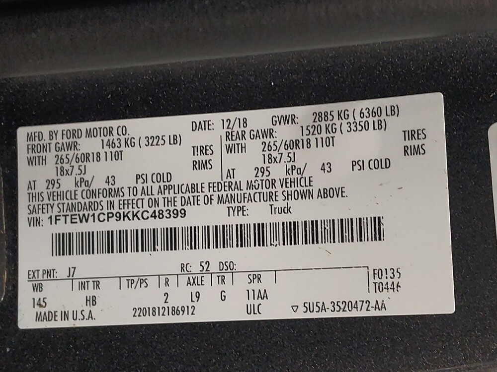 2019 Ford F150 in Oklahoma City, OK 73139 - 18119775 33