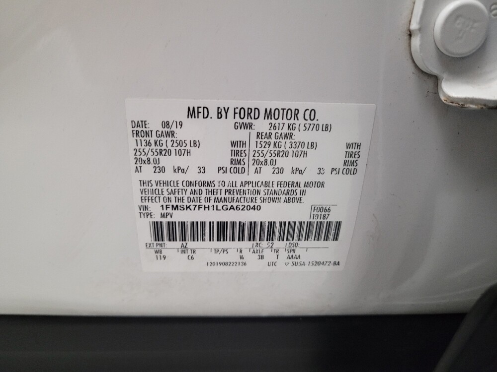 2020 Ford Explorer in Downey, CA 90241 - 18119832 33