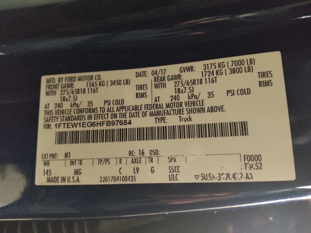 2017 Ford F150 in Augusta, GA 30907 - 18119853 33