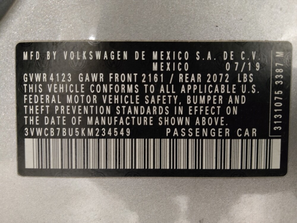 2019 Volkswagen Jetta in Athens, GA 30606 - 18119854 33