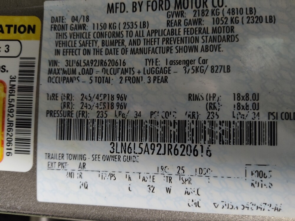 2018 Lincoln MKZ in Athens, GA 30606 - 18119855 33