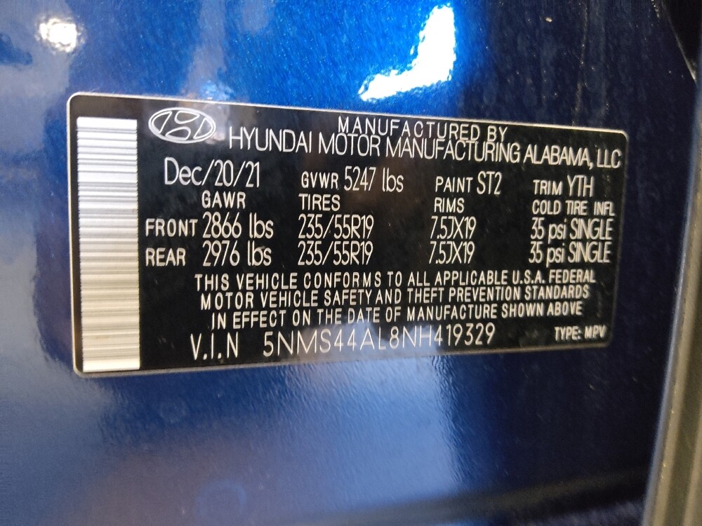 2022 Hyundai Santa Fe in Pelham, AL 35124 - 18119863 33