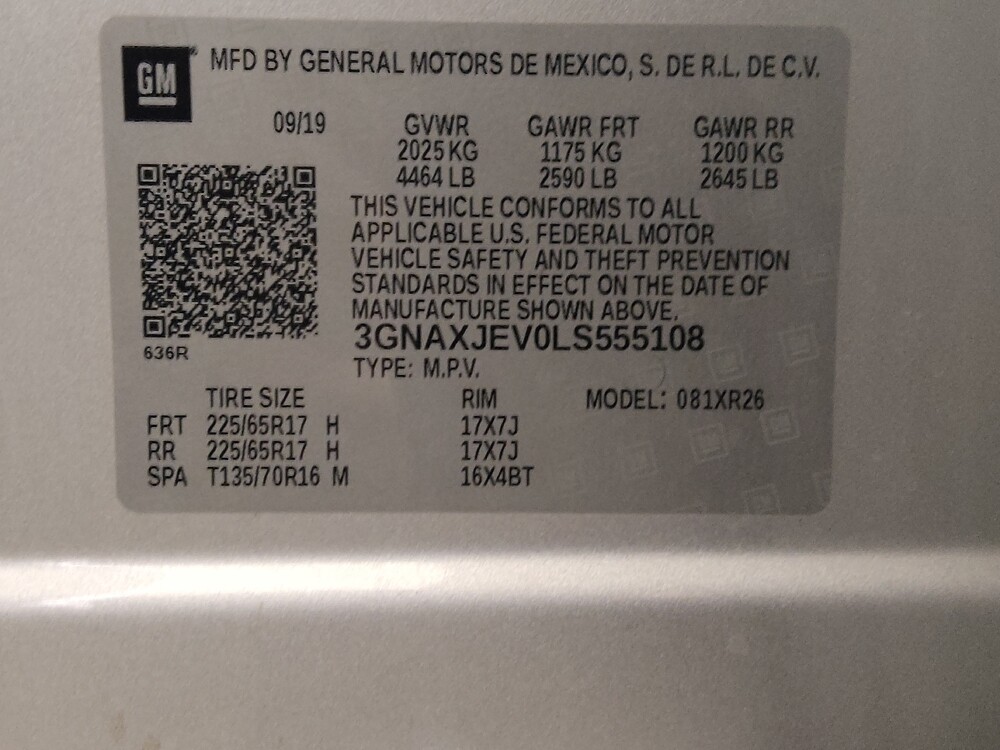 2020 Chevrolet Equinox in Pelham, AL 35124 - 18119865 33