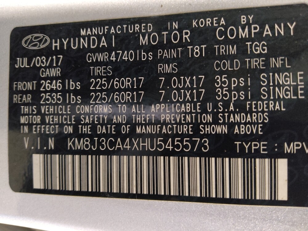 2017 Hyundai Tucson in Morrow, GA 30260 - 18119868 33