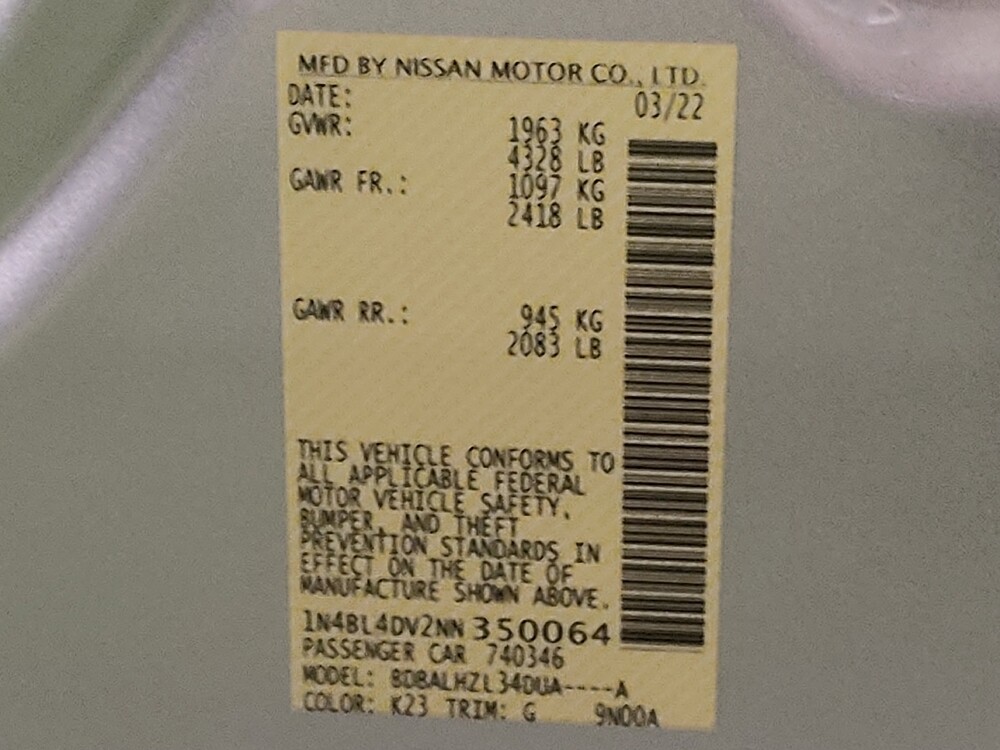 2022 Nissan Altima in Oklahoma City, OK 73139 - 18119879 33