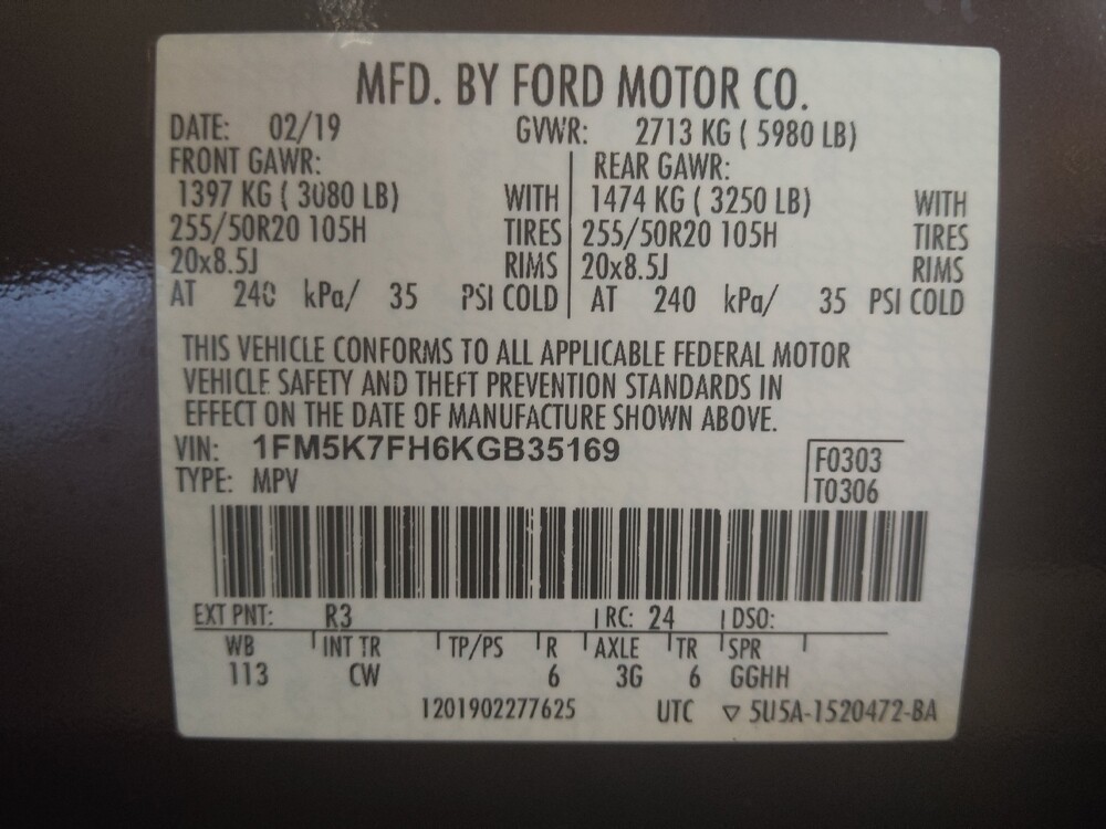 2019 Ford Explorer in Lauderdale Lakes, FL 33313 - 18119928 33