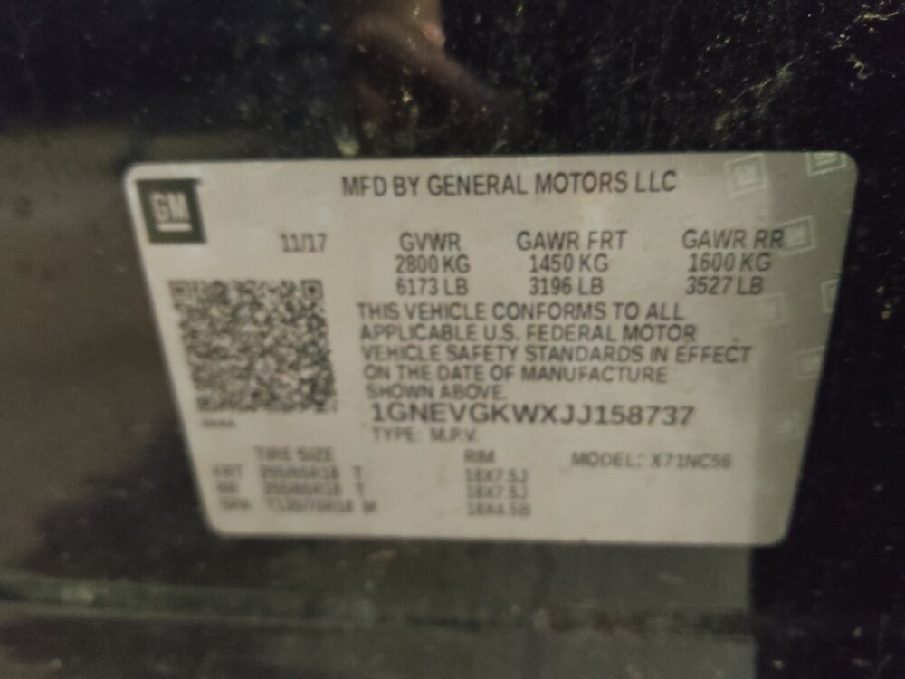 2018 Chevrolet Traverse in Greensboro, NC 27407 - 18119938 33