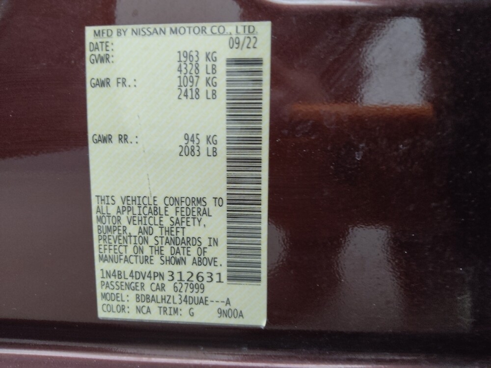 2023 Nissan Altima in Lakewood, CO 80215 - 18119947 33