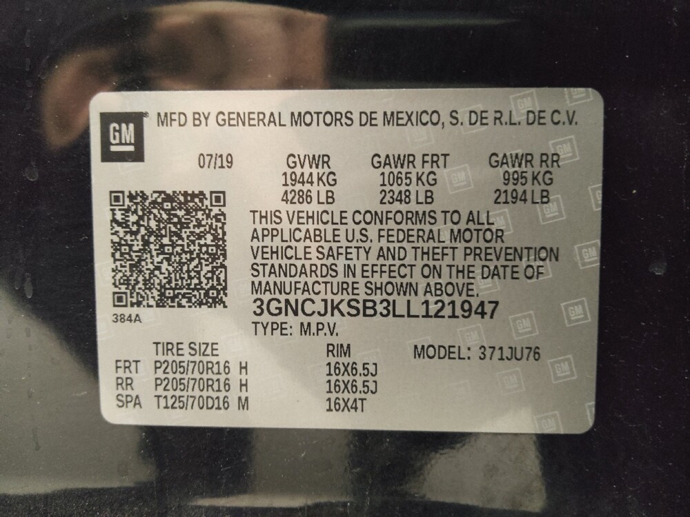 2020 Chevrolet Trax in Lakewood, CO 80215 - 18119948 33