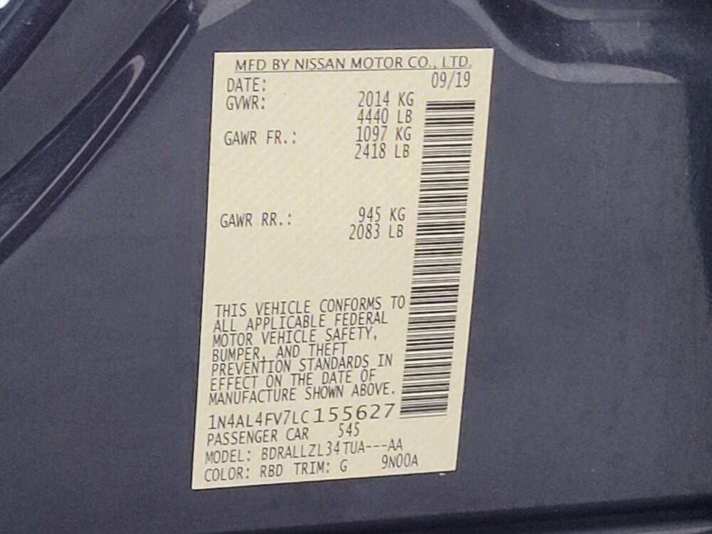 2020 Nissan Altima in Memphis, TN 38128 - 18119951 33