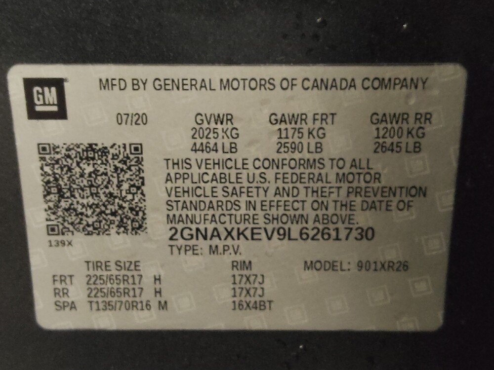 2020 Chevrolet Equinox in Live Oak, TX 78233 - 18119962 33