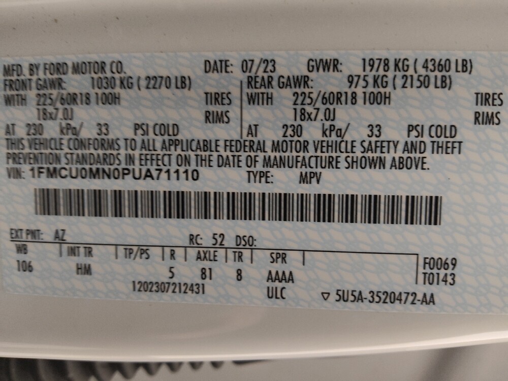 2023 Ford Escape in Round Rock, TX 78664 - 18119970 33