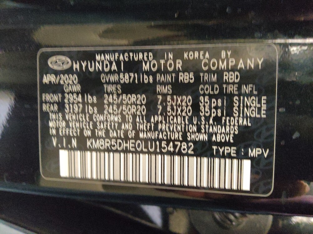 2020 Hyundai Palisade in Corpus Christi, TX 78412 - 18119974 33