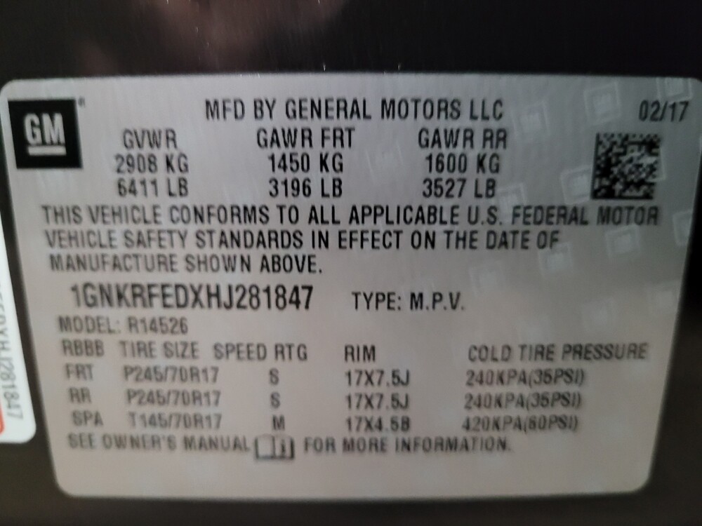 2017 Chevrolet Traverse in Glen Burnie, MD 21061 - 18119992 33