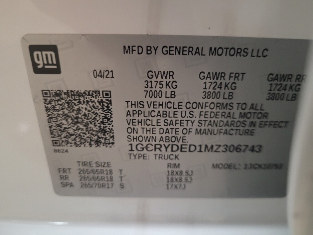 2021 Chevrolet Silverado 1500 in Glen Burnie, MD 21061 - 18120017 33