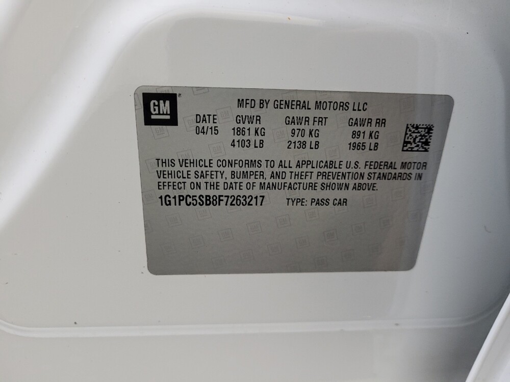 2015 Chevrolet Cruze in Pittsburgh, PA 15236 - 18120018 33