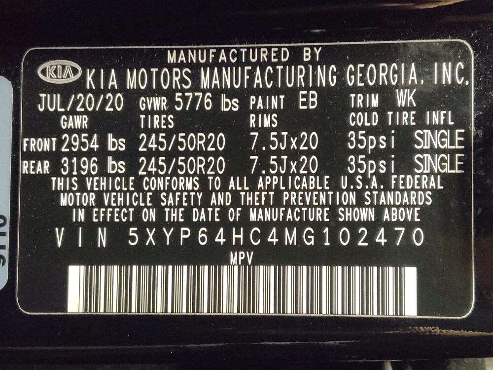 2021 Kia Telluride in Orlando, FL 32808 - 18120028 33