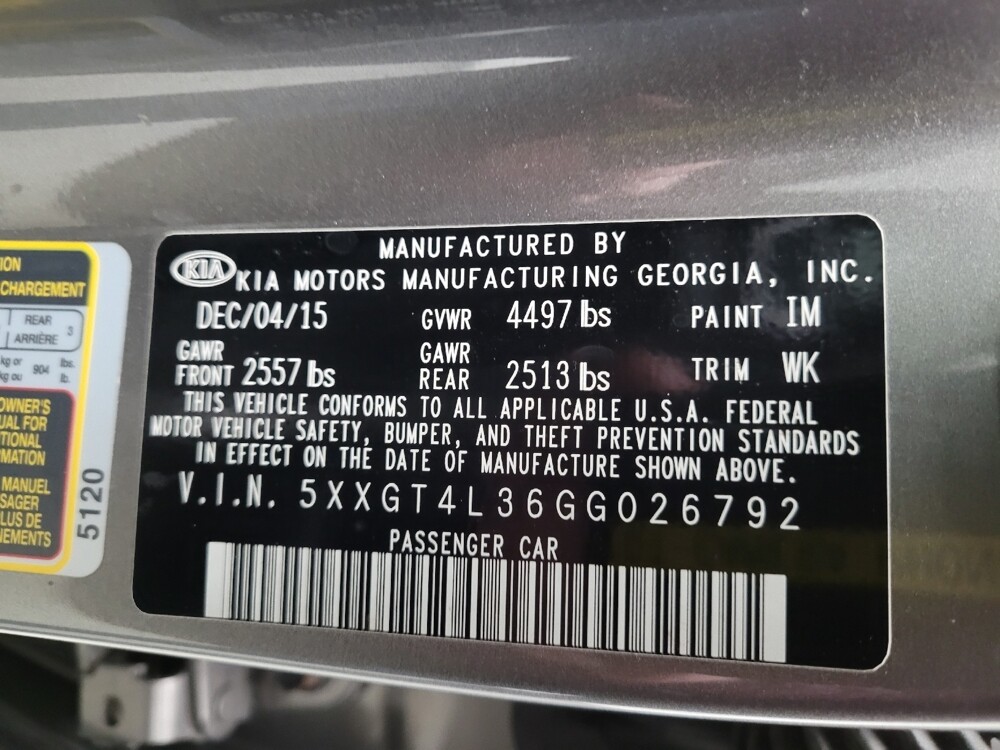 2016 Kia Optima in Eastpointe, MI 48021 - 18120040 33