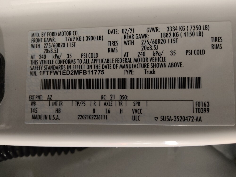 2021 Ford F150 in Conyers, GA 30094 - 18120054 33