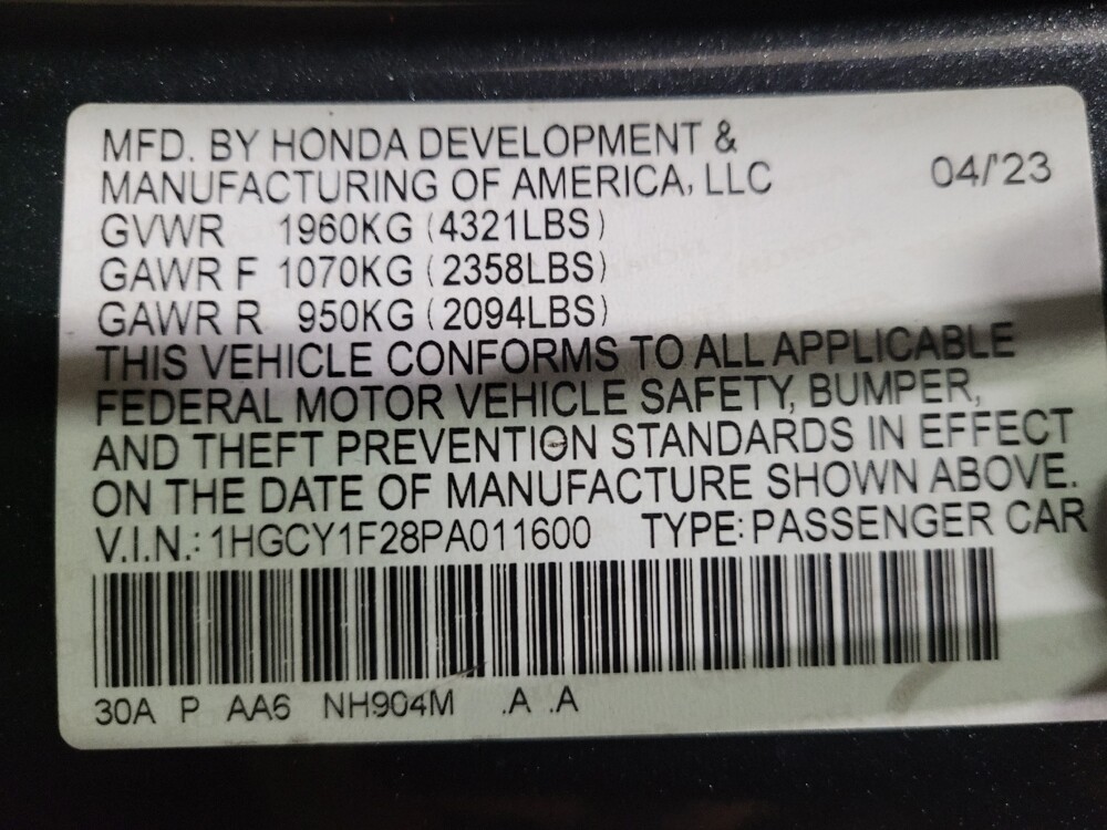 2023 Honda Accord in Pittsburgh, PA 15236 - 18120056 33