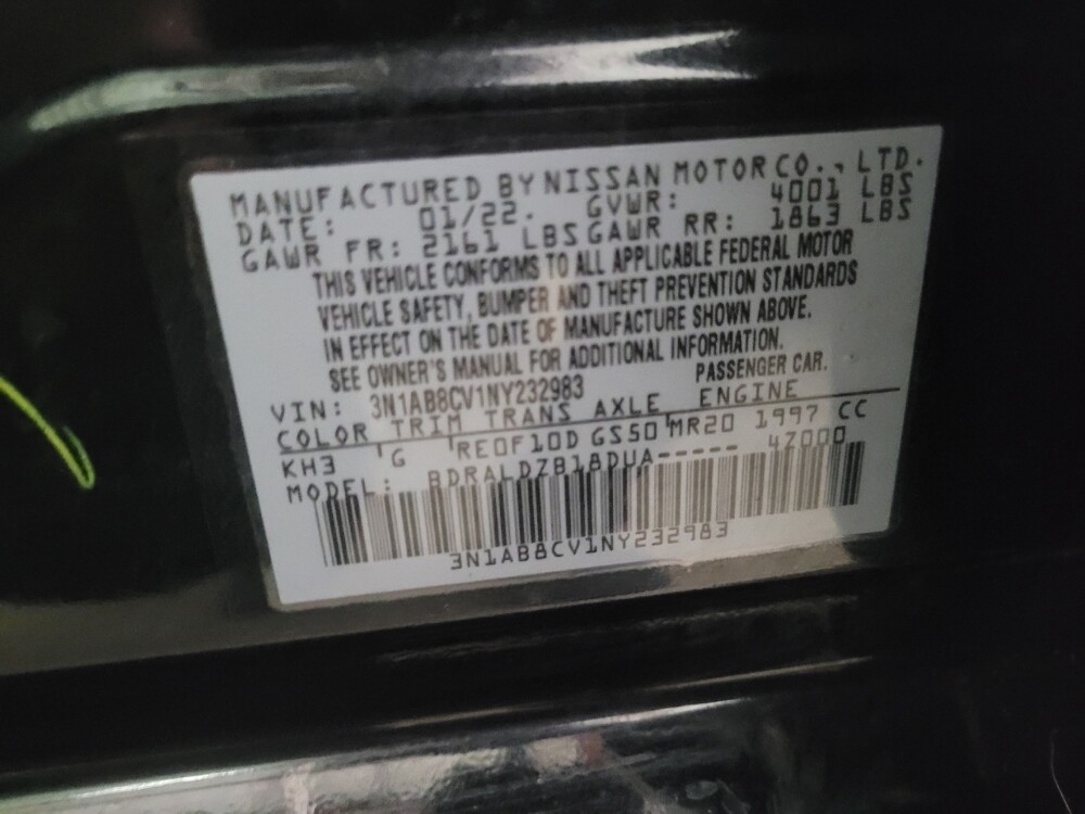 2022 Nissan Sentra in Pelham, AL 35124 - 18120063 33