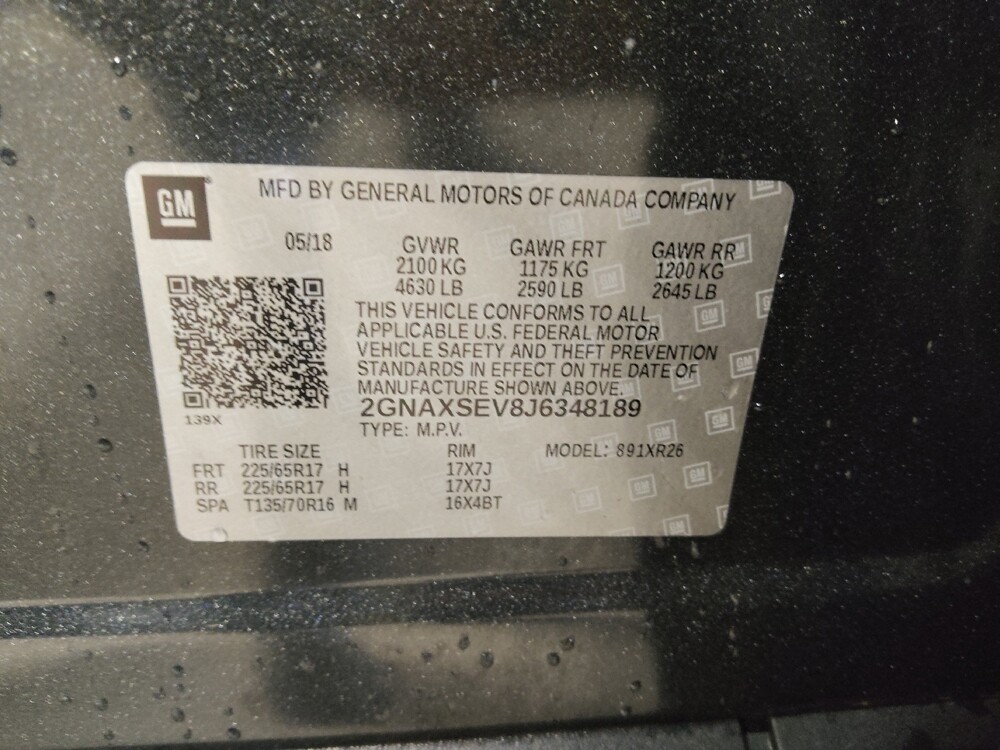 2018 Chevrolet Equinox in Greenville, SC 29607 - 18120067 33