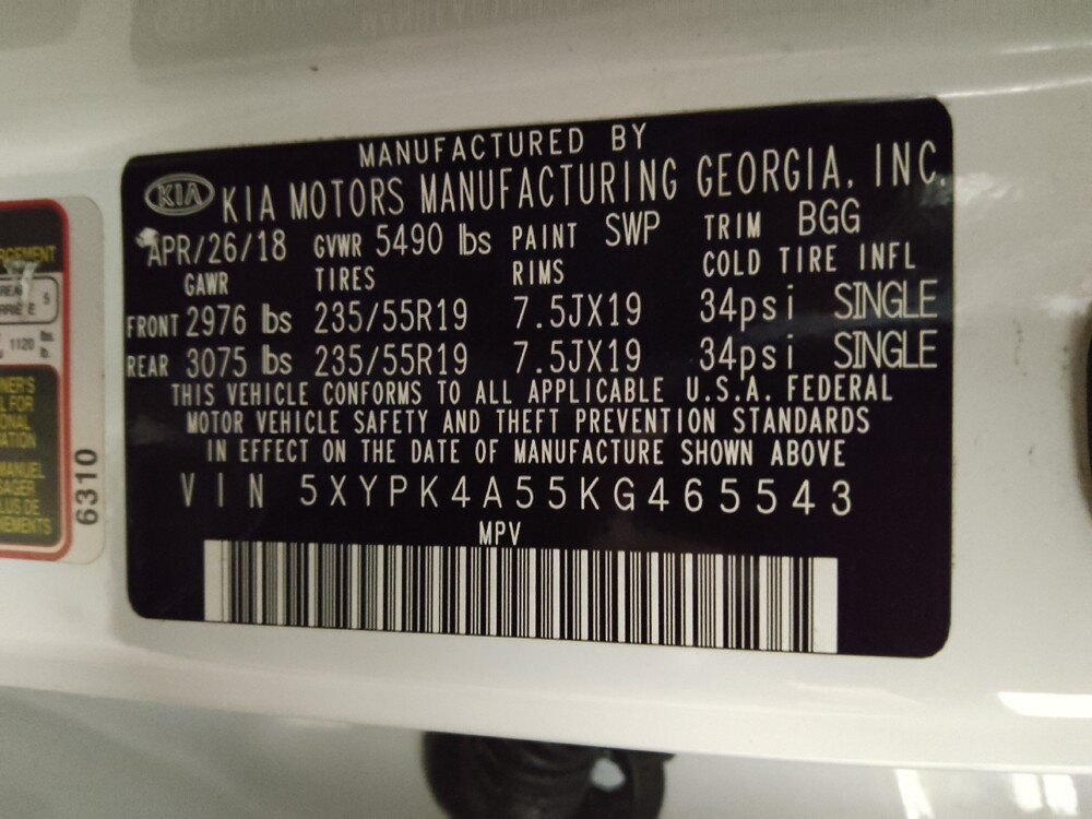 2019 Kia Sorento in Pelham, AL 35124 - 18120071 33