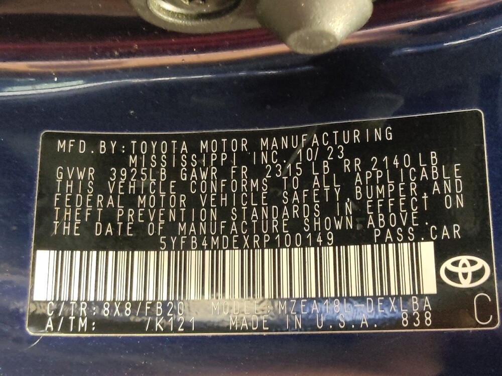 2024 Toyota Corolla in Houston, TX 77060 - 18120103 33