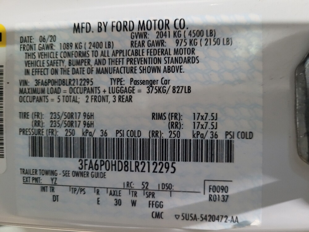 2020 Ford Fusion in Pittsburgh, PA 15237 - 18120107 33