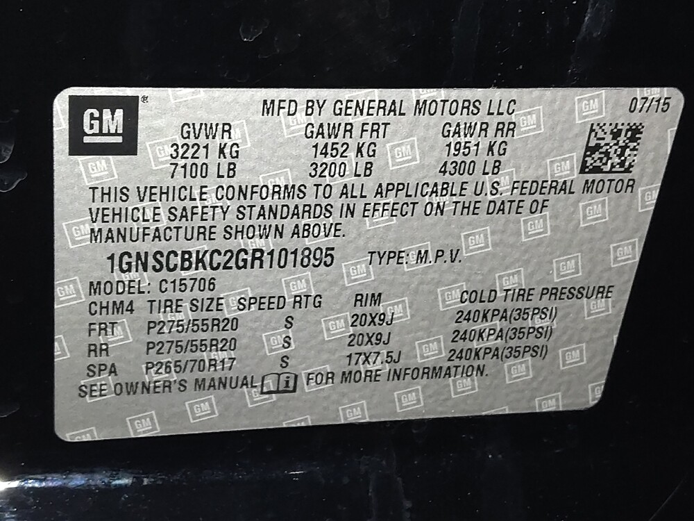 2016 Chevrolet Tahoe in Arlington, TX 76011 - 18120124 33