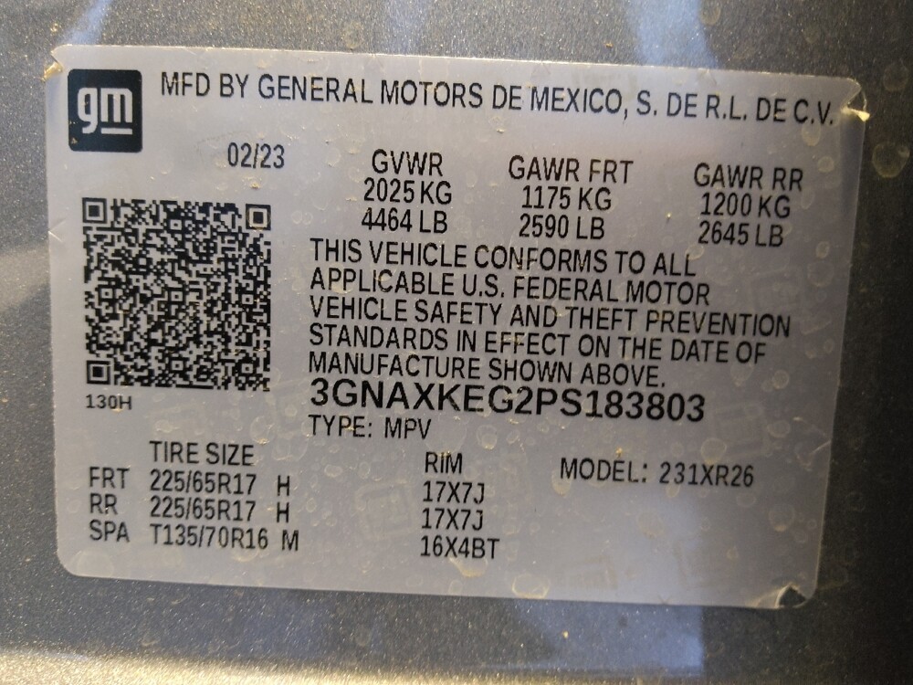 2023 Chevrolet Equinox in Glendale, AZ 85301 - 18120131 33