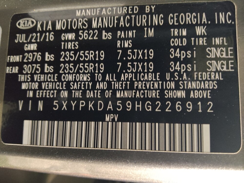 2017 Kia Sorento in Chattanooga, TN 37421 - 18120165 33