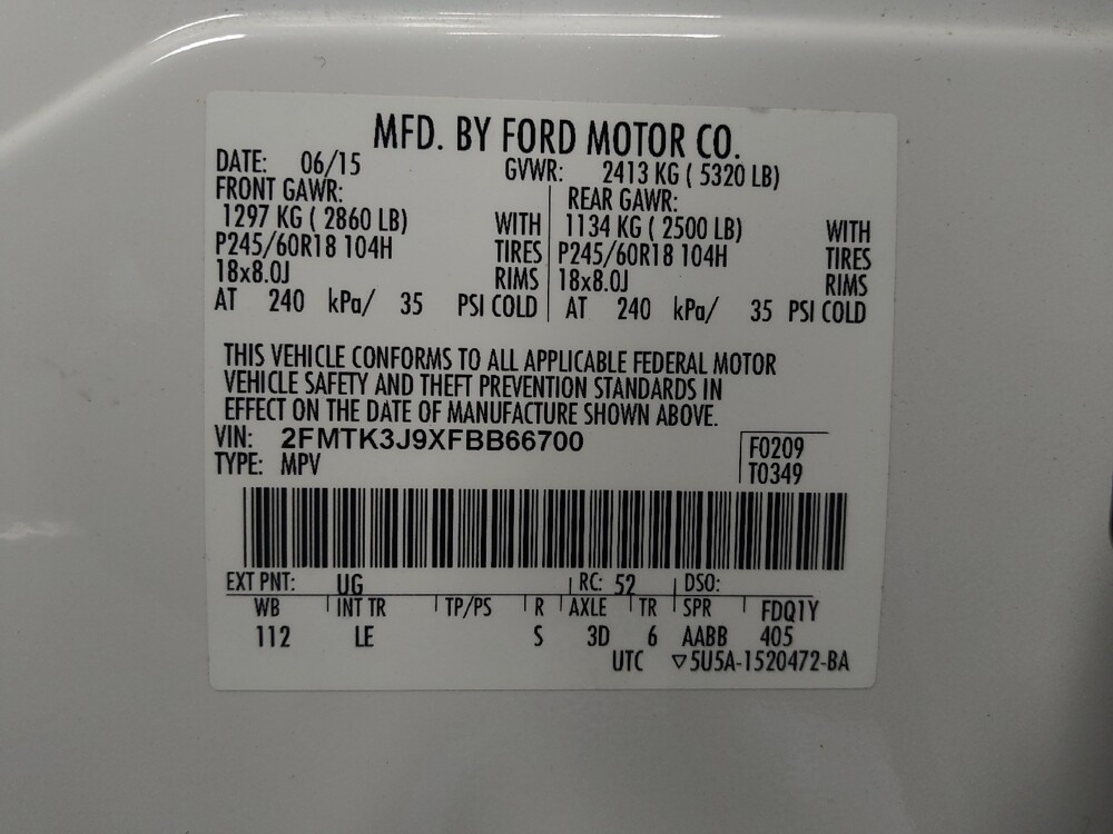 2015 Ford Edge in Temple, TX 76502 - 18120185 33