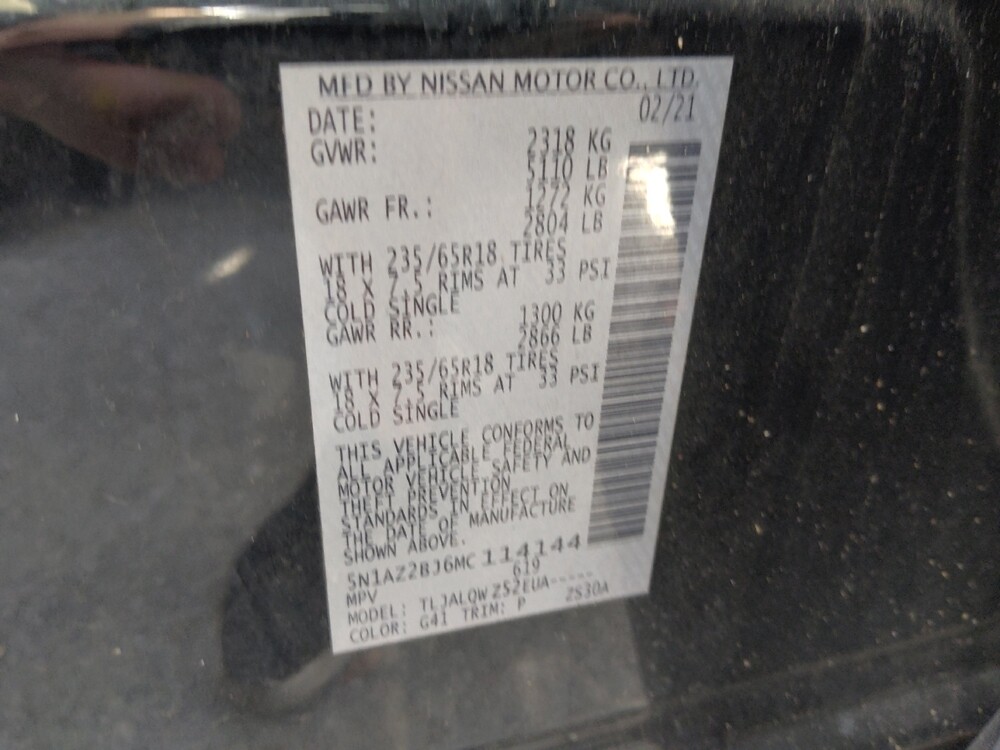 2021 Nissan Murano in Pensacola, FL 32505 - 18120187 33