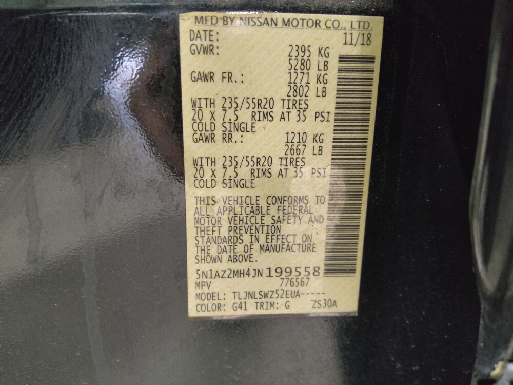 2018 Nissan Murano in Pelham, AL 35124 - 18120192 33