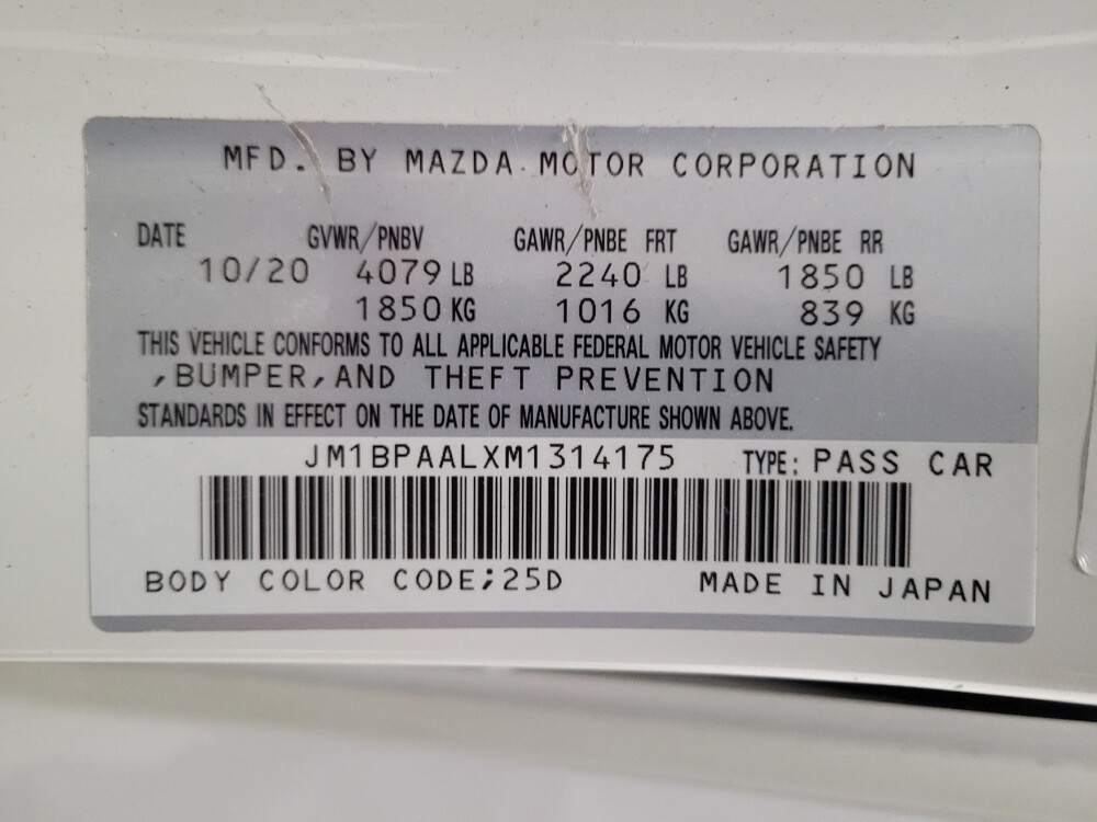 2021 MAZDA MAZDA3 in Riverside, CA 92504 - 18120196 33
