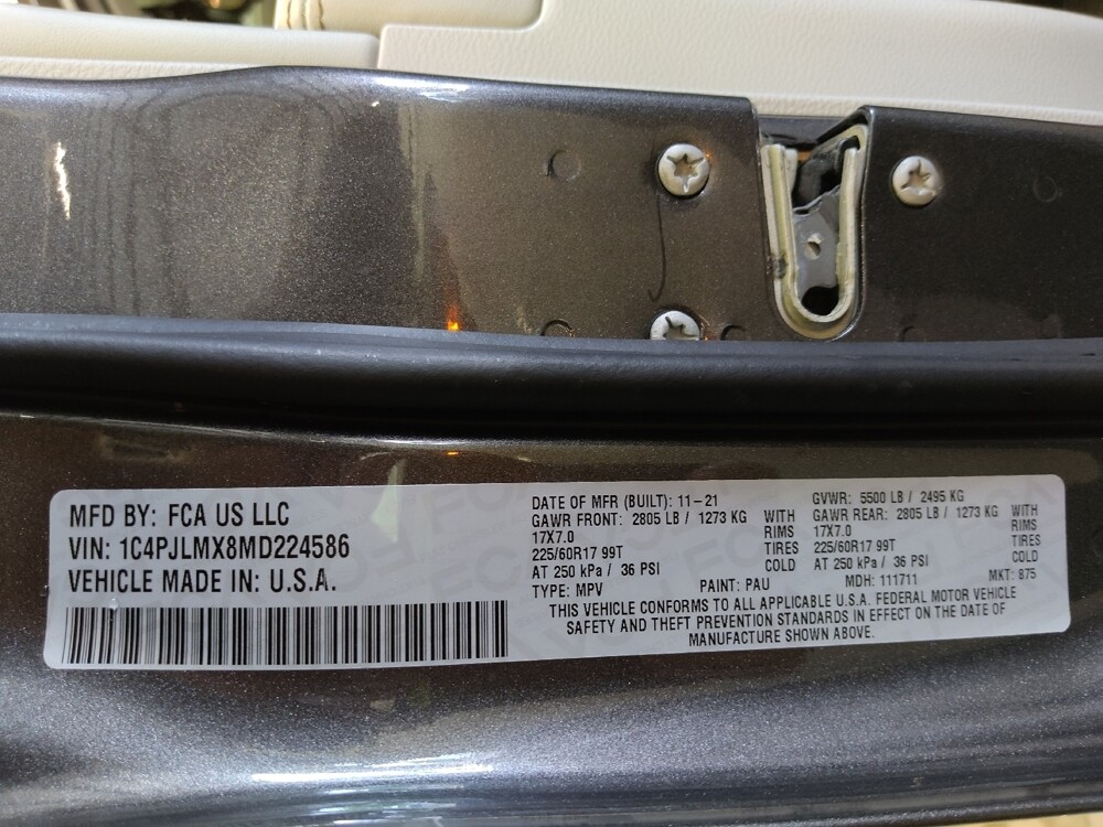 2021 Jeep Cherokee in Tampa, FL 33612 - 18120199 33