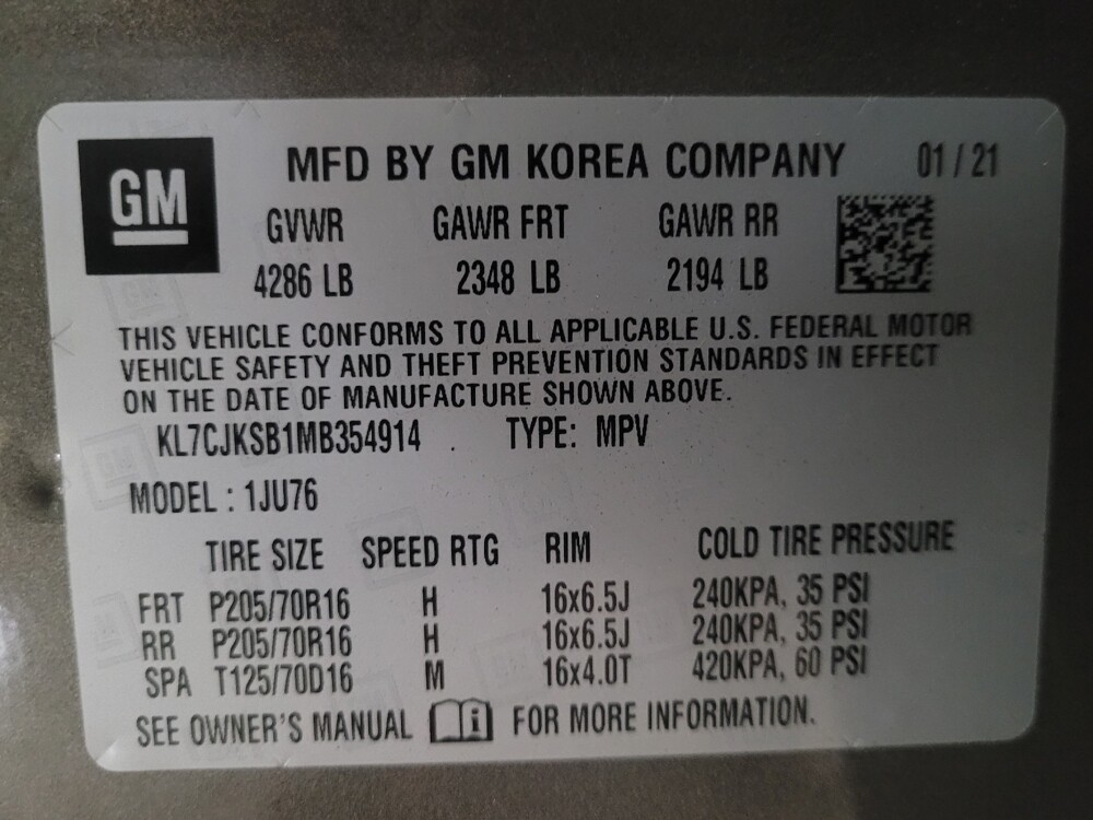 2021 Chevrolet Trax in Augusta, GA 30907 - 18120207 33