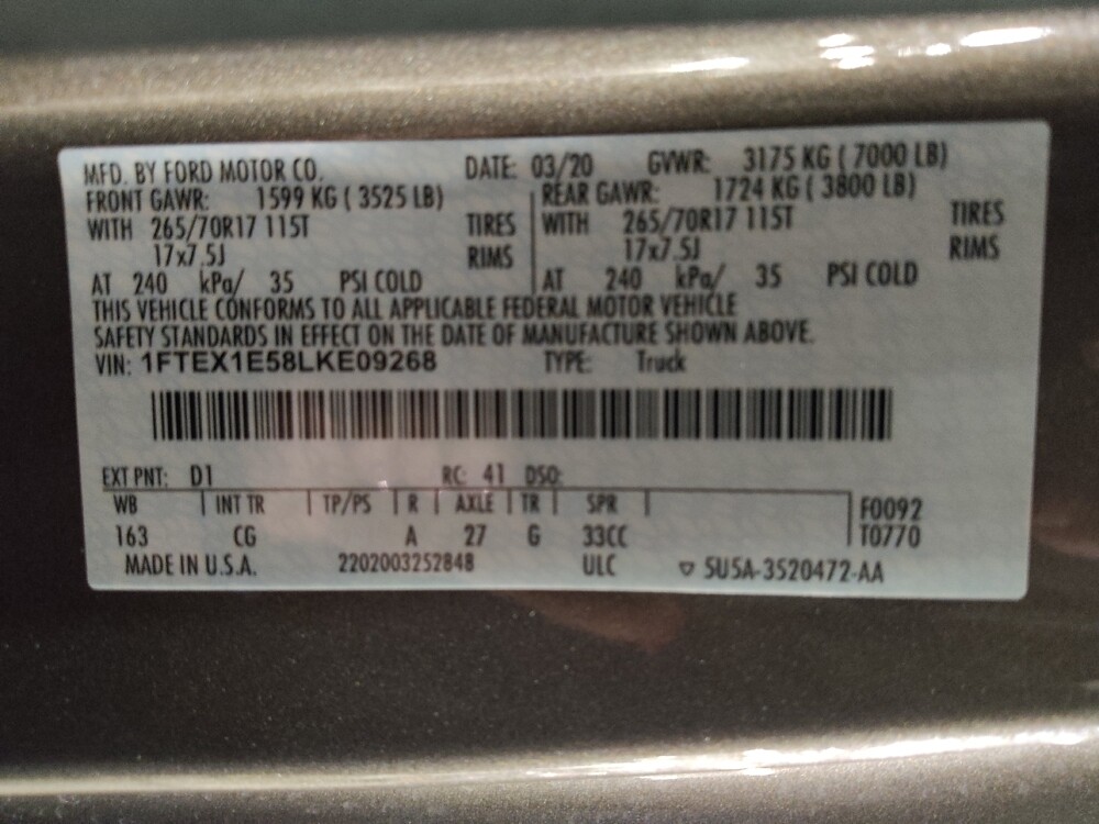 2020 Ford F150 in Lewisville, TX 75067 - 18120227 33