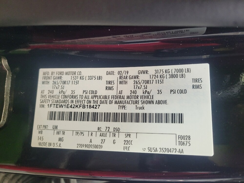 2019 Ford F150 in Maple Heights, OH 44137 - 18120293 33