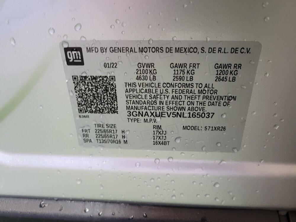 2022 Chevrolet Equinox in Maple Heights, OH 44137 - 18120307 33