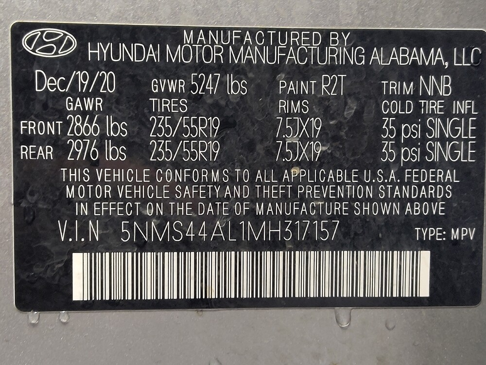 2021 Hyundai Santa Fe in Tyler, TX 75701 - 18120318 33