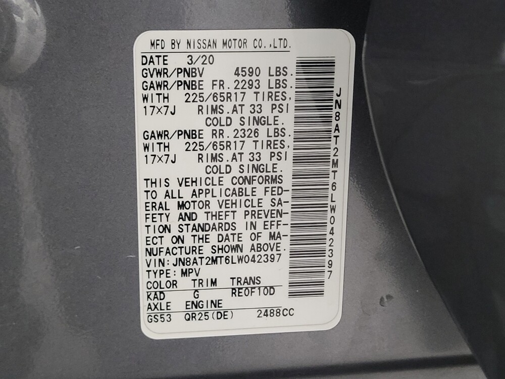 2020 Nissan Rogue in Fresno, CA 93726 - 18120473 33