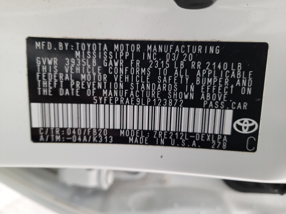 2020 Toyota Corolla in Downey, CA 90241 - 18120474 33