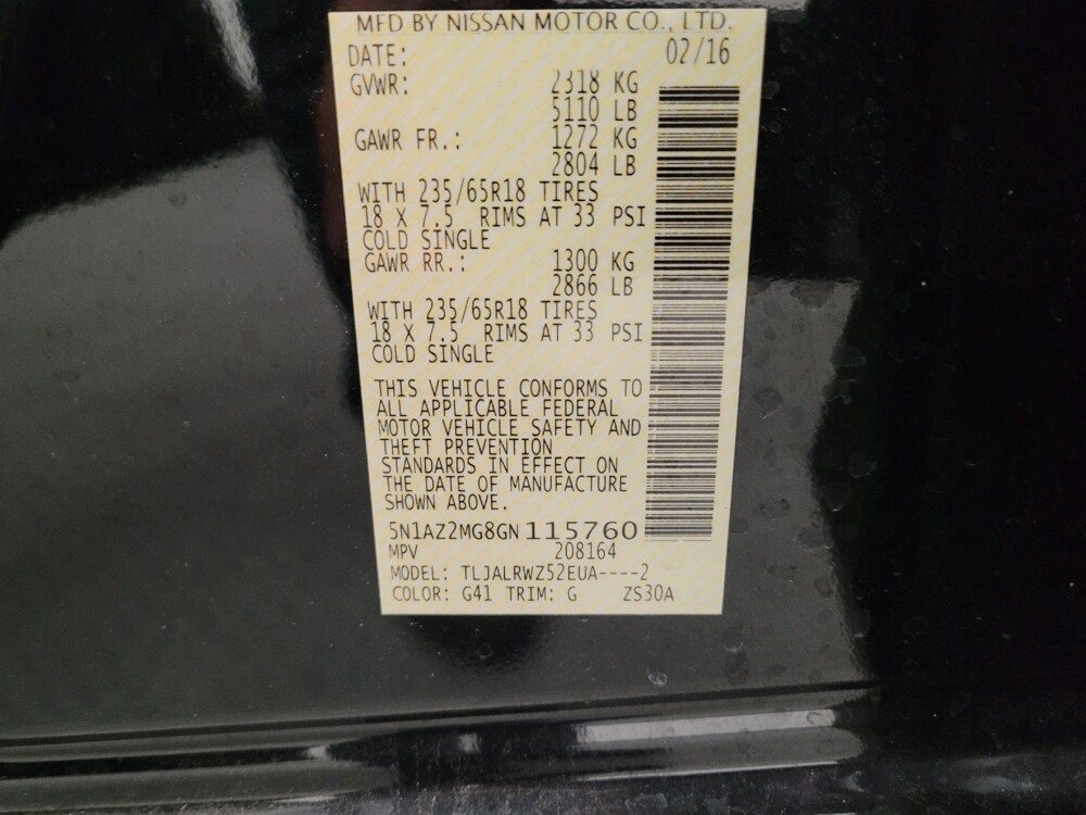 2016 Nissan Murano in Riverside, CA 92504 - 18120475 33