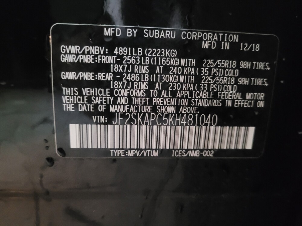 2019 Subaru Forester in Macon, GA 31210 - 18120488 33