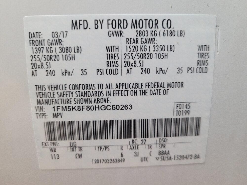 2017 Ford Explorer in Macon, GA 31210 - 18120489 33