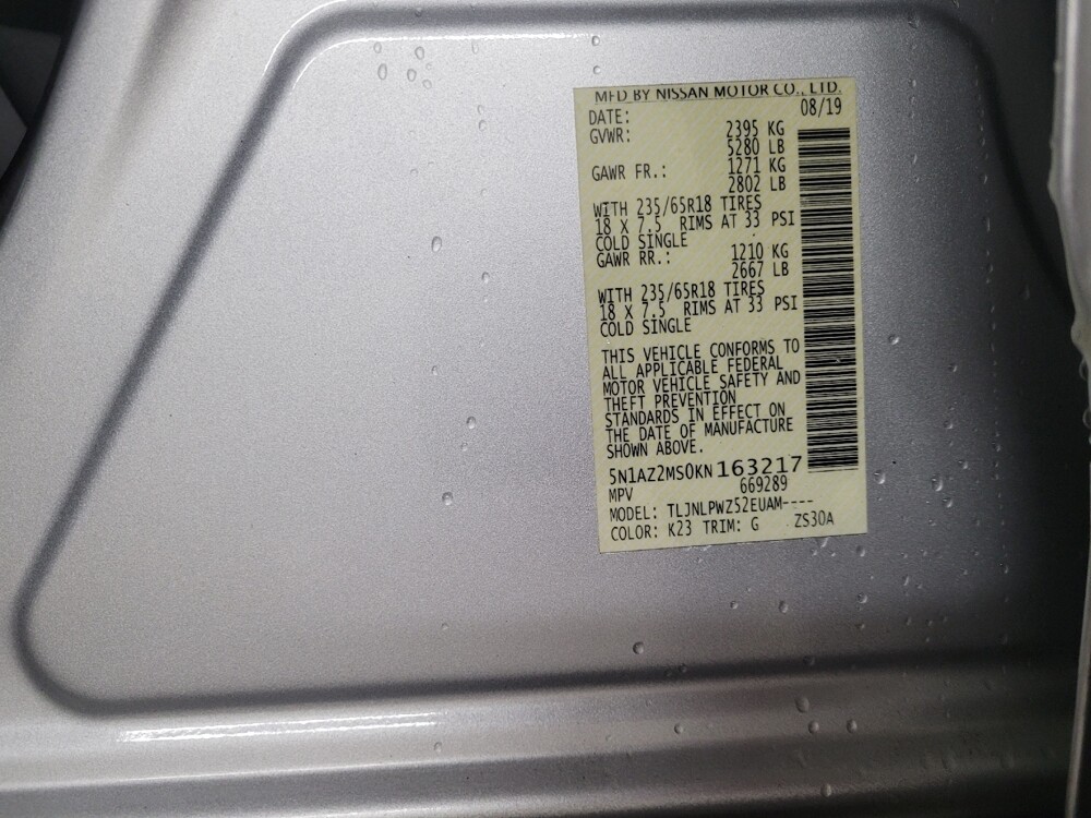 2019 Nissan Murano in Duluth, GA 30096 - 18120505 33